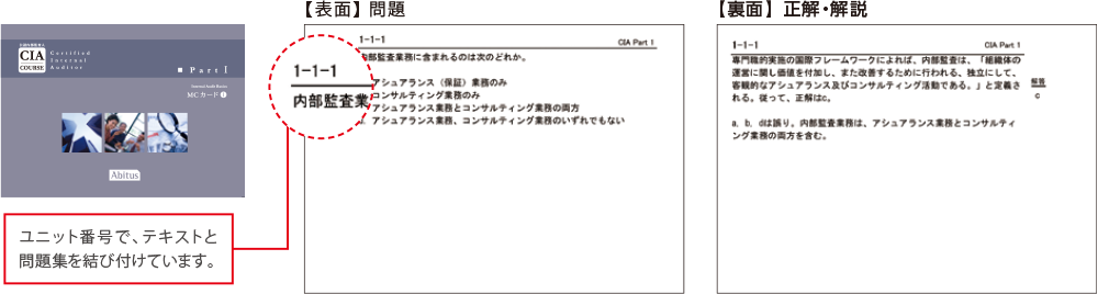 CIA 公認内部監査人 Abitusテキスト＆MC問題集 - 参考書