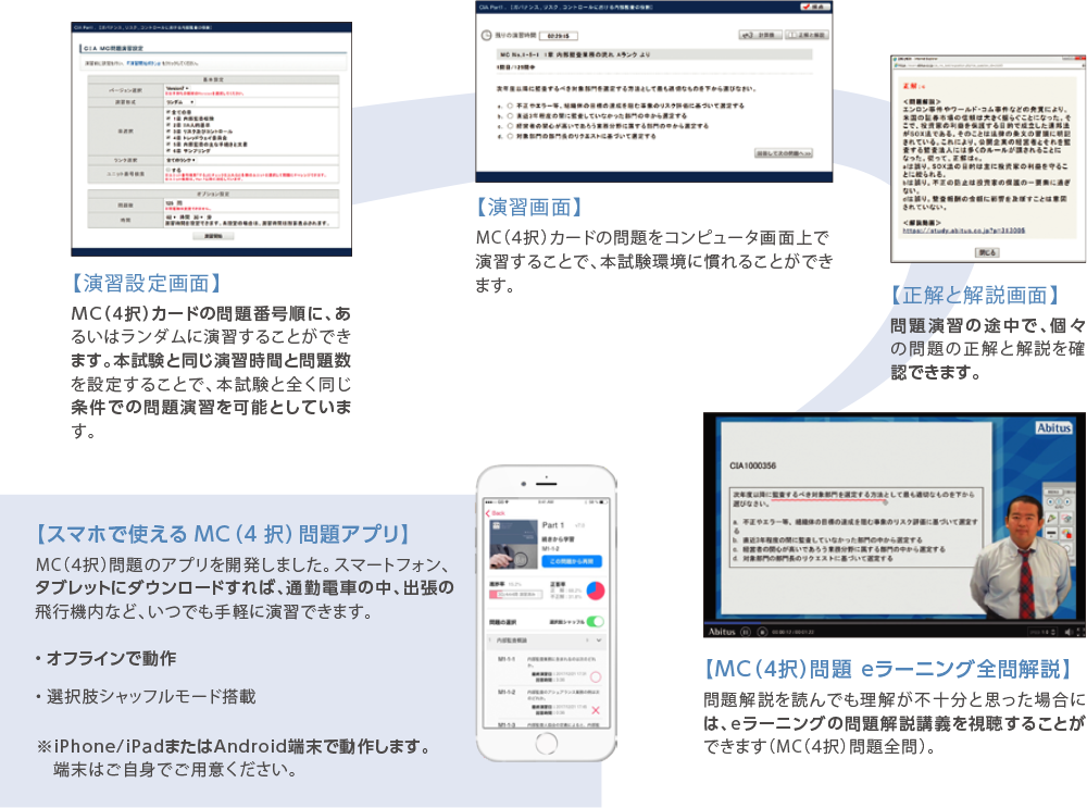 オリジナル教材 | CIA（公認内部監査人）合格実績ならアビタス/Abitus