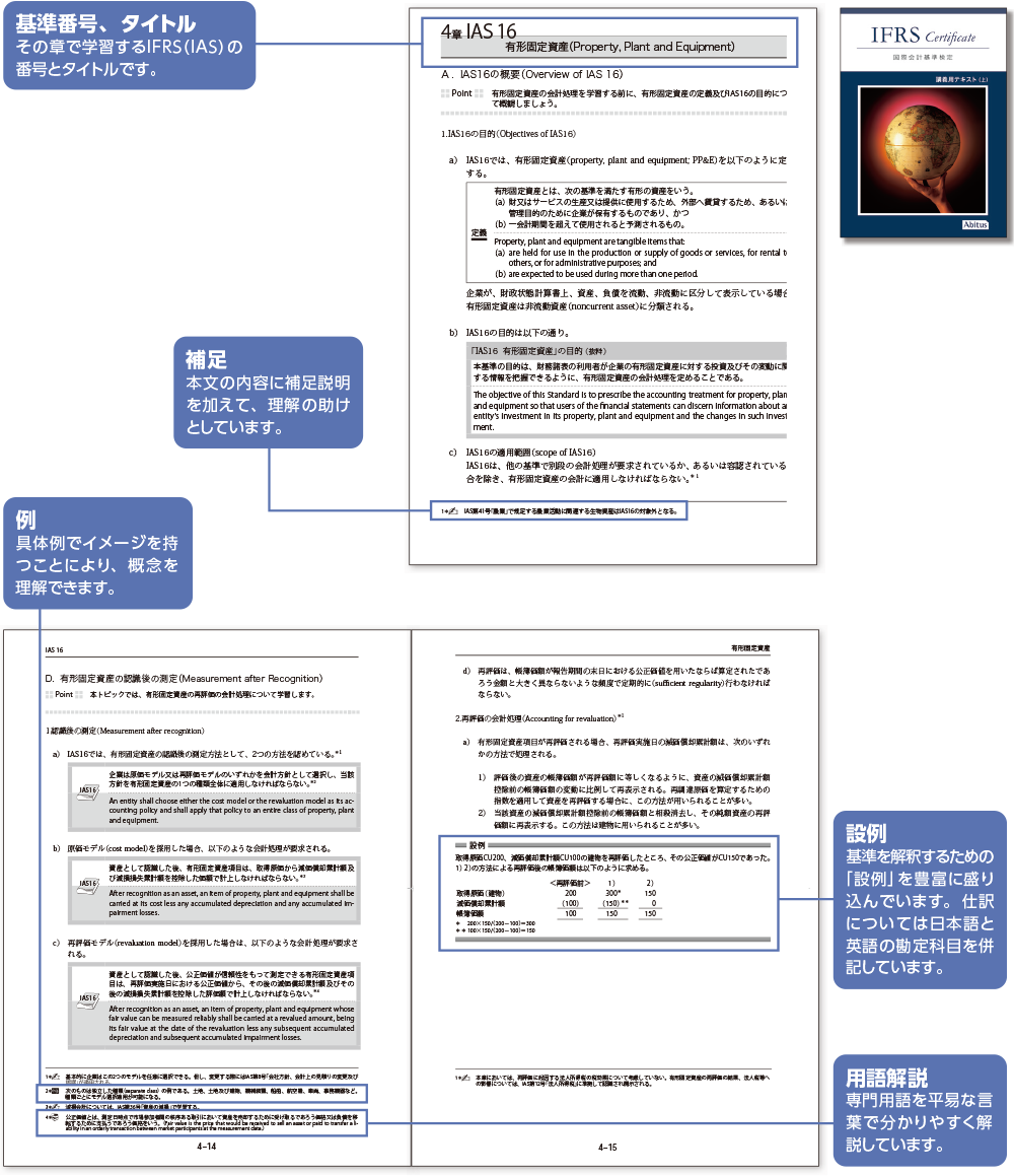 テキストは⋚ ★アビタス IFRS検定テキスト&問題集（Abitus） けします