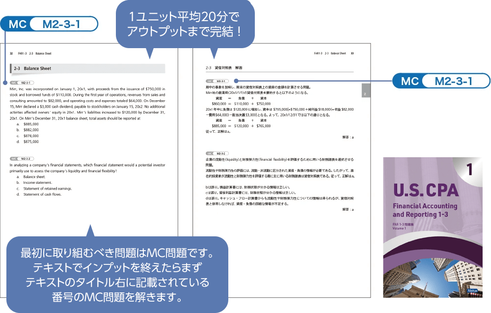 Abitus U.S.CPA 会計士 テキスト 問題集 セット ver.7.0